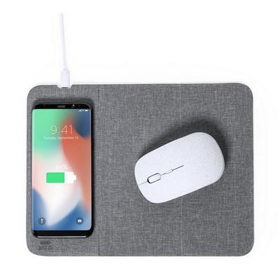 RPET mouse pad, wireless charger 10W