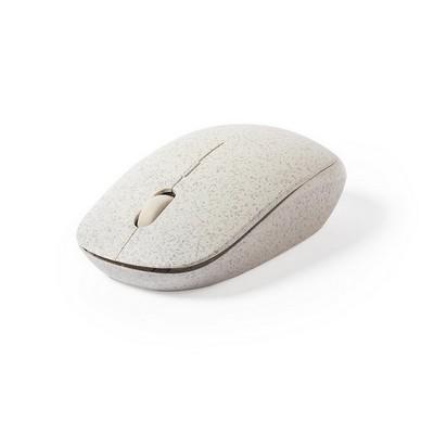 Wireless computer mouse made of wheat straw