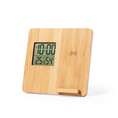 Bamboo wireless charger 10, weather station