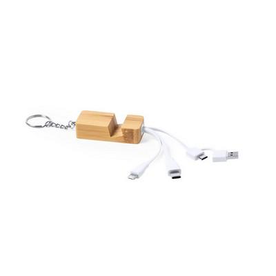 Charging cable, phone stand, keyring