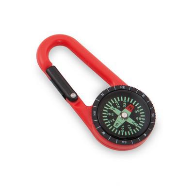 Compass with carabiner