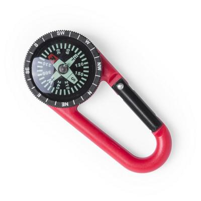 Compass with carabiner