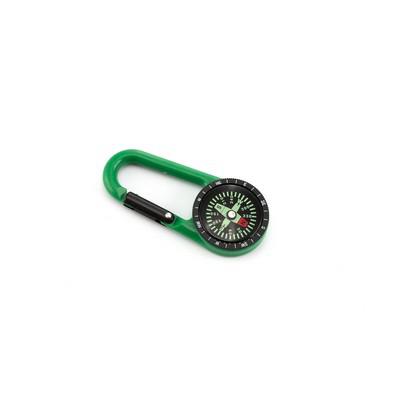 Compass with carabiner