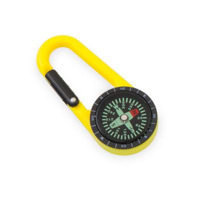 Compass with carabiner
