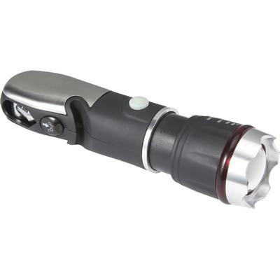 Emergency torch, seat belt cutter, safety hammer, pocket knife