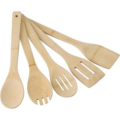 Bamboo kitchen set, 5 pcs