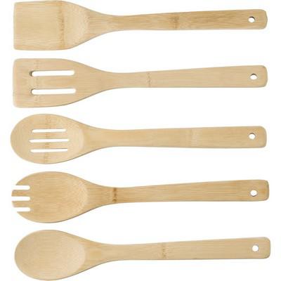 Bamboo kitchen set, 5 pcs