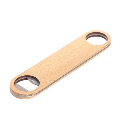 Wooden bottle opener
