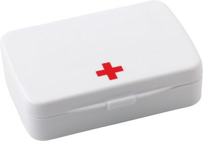 First aid kit in plastic case, 23 pcs