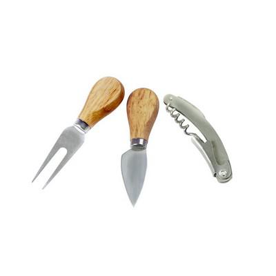 Bamboo cheese set