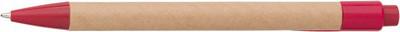 Cardboard and wheat straw ball pen