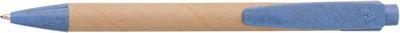 Cardboard and wheat straw ball pen
