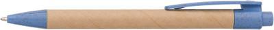 Cardboard and wheat straw ball pen