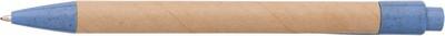 Cardboard and wheat straw ball pen