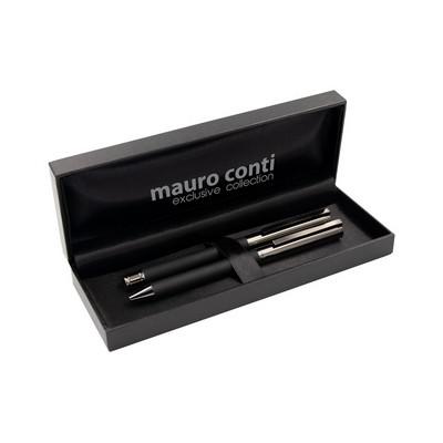 Mauro Conti writing set, ball pen and roller ball pen