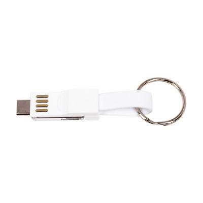 Keyring, charging and synchronization cable
