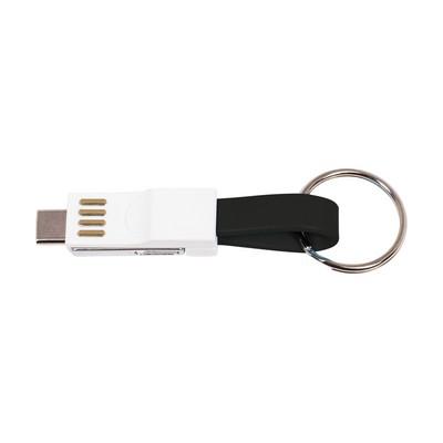 Keyring, charging and synchronization cable