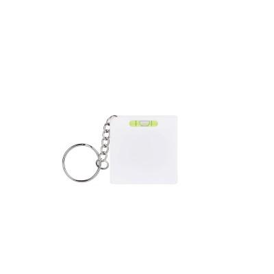 Keyring, measuring tape 1m and spirit level