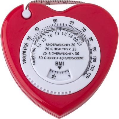 Measuring tape 1,5 m "heart" with BMI