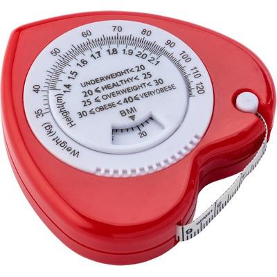 Measuring tape 1,5 m "heart" with BMI
