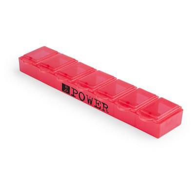 Pill box with 7 compartments