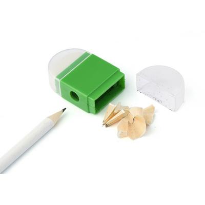 Eraser, pencil sharpener