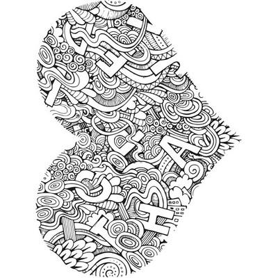 Adult's colouring book