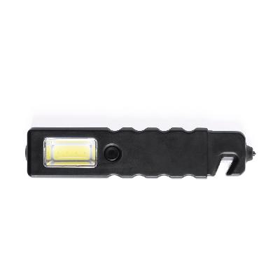 Emergency torch 4 COB and 1 LED, seat belt cutter, safety hammer