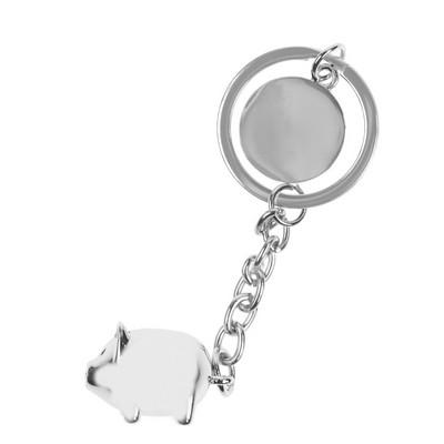 Keyring "animal" with shopping cart coin