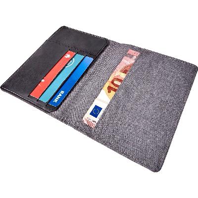 Passport and credit card holder, RFID protection