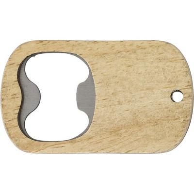 Wooden bottle opener