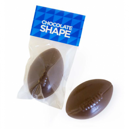 Chocolate Rugby Ball Bag