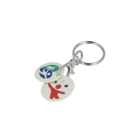 rHIPS.B Multi Euro Trolley Coin Keyring