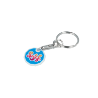 Trolley Coin Keyring