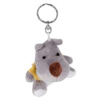 Plush rhino, keyring | Rupert