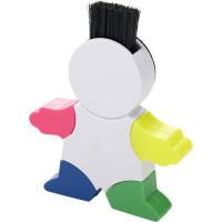 Highlighter "man", screen cleaner, keypad brush