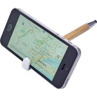 Bamboo ball pen, touch pen, phone stand
