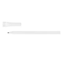 Ball pen made of rolled paper with cap