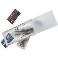 Bookmark, ruler, magnifying glass