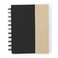 Memo holder, sticky notes, notebook, and ball pen
