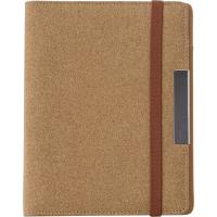 Cork conference folder A5 with notebook