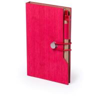 Memo holder, notebook approx. A6, sticky notes, ball pen