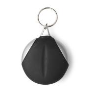 Keyring with fibre cloth