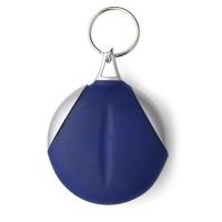 Keyring with fibre cloth