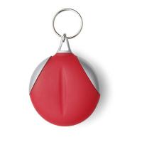 Keyring with fibre cloth