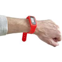 Wristband with pedometer