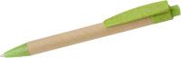 Cardboard and wheat straw ball pen