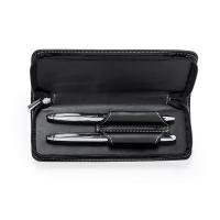 Writing set, ball pen and roller ball pen