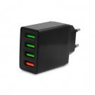 USB wall charger with 4 USB ports