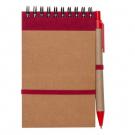 Notebook approx. A6 with ball pen